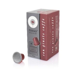 Capsule compatibili Nespresso* - miscela rosso (30 pz)