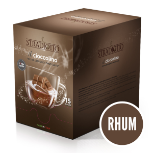 Cioccolata al rhum 15 bustine da 25g