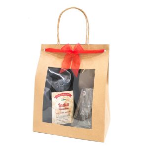 Idea regalo: caffè macinato India e due tazzine